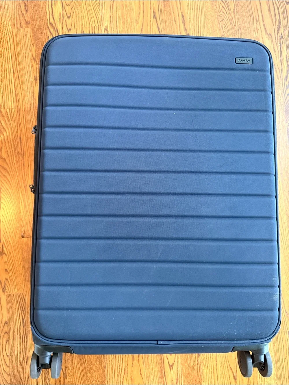 Away expandable large suitcase softside Navy Fabric 21”x26” travel vacation